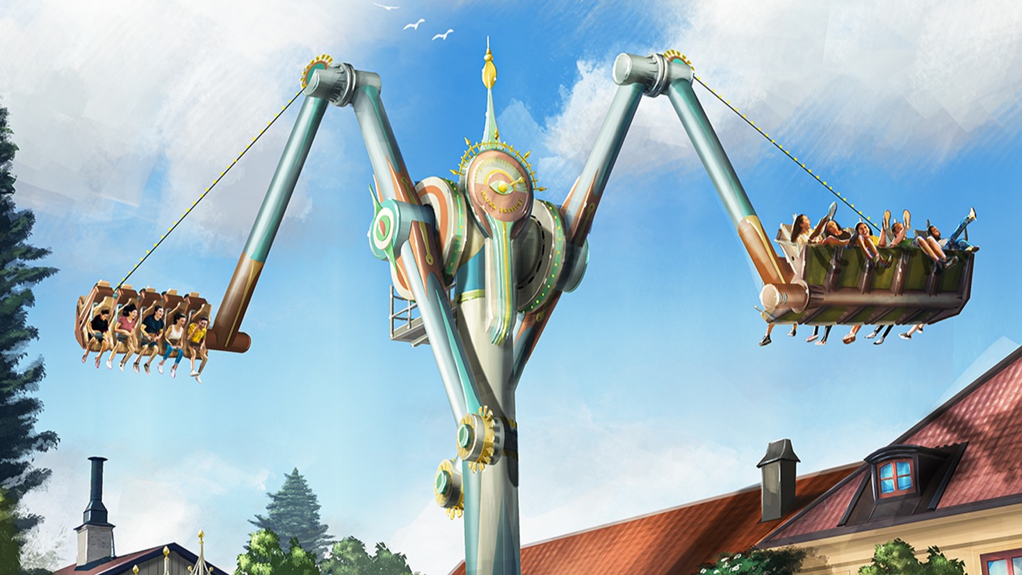 Gröna Lund to launch Pumpen: a thrilling new Super Swing ride in 2025