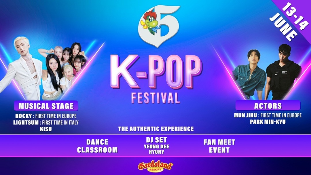 Gardaland Resort Announces Full Line-Up for K-Pop Festival