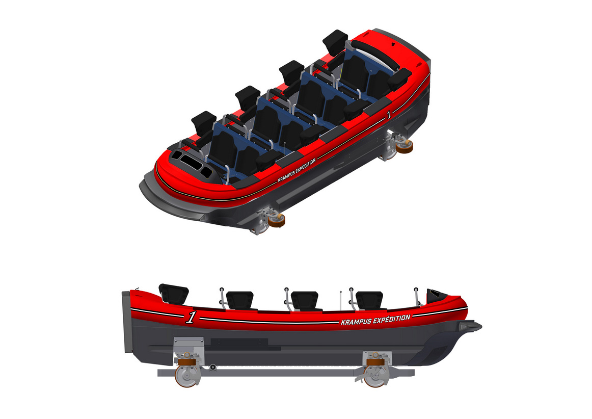Boat design for Krampus Expedition at Nigloland
