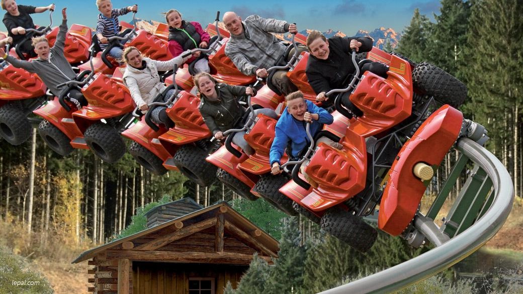 New launched coaster Yukon Quad at Le PAL in 2018
